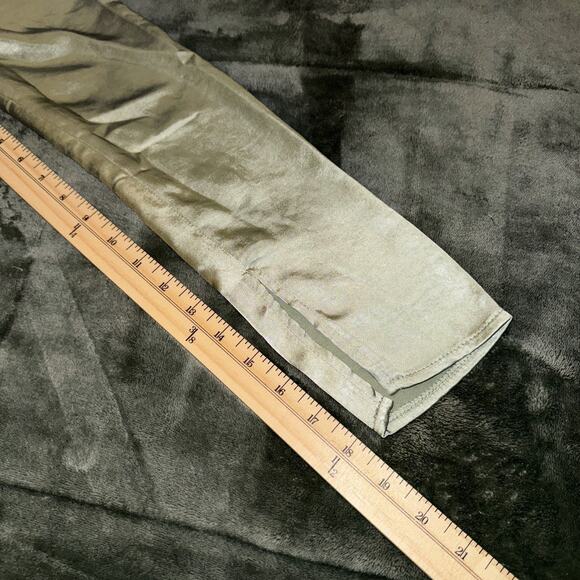 Princess Polly Maia Long Sleeve Mini Dress Women's 6 Sage Green Cowl Neck - Picture 6 of 9